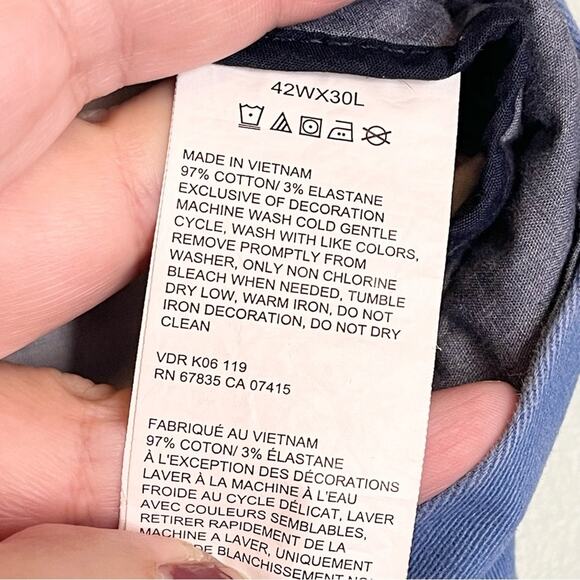 Nautica Men's Blue Casual Straight Leg Pants Size 42X30 - Picture 2 of 12